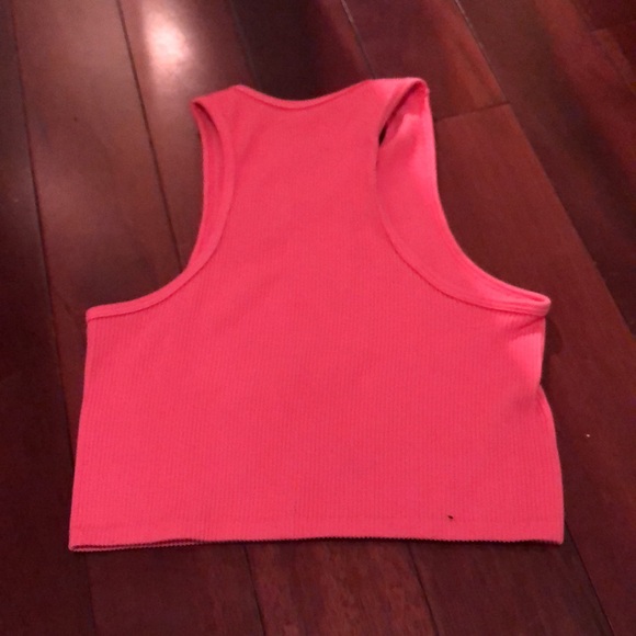 SHEIN size small. Pink ribbed tank top. Like new - Picture 2 of 4